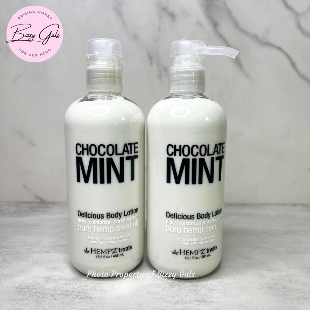 Hempz Treats 2 Pk Chocolate Mint Body Lotion
